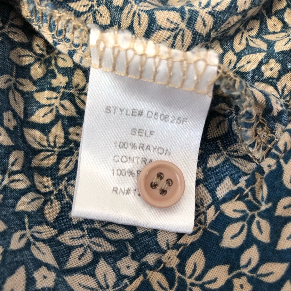 Comme Toi Mixed Floral Panel Mini Dress with Drawstring - Picture 7 of 14